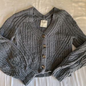 Abercrombie & Fitch like new size S blue knit cardigan